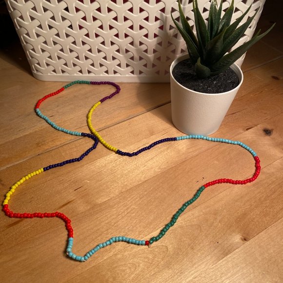 Colorful Beaded Waist Chain, bracelet , necklace or ankle bracelet - - Picture 4 of 16